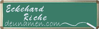 Eckehard Riche Visitenkarte